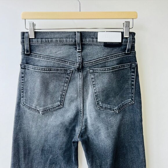 Re/done Women 70s stove pipe jeans, black wash, Size 28 L71 - Picture 8 of 12